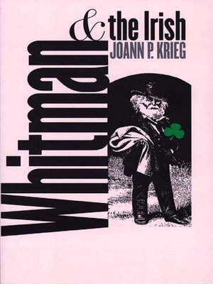 cover image of Whitman and the Irish